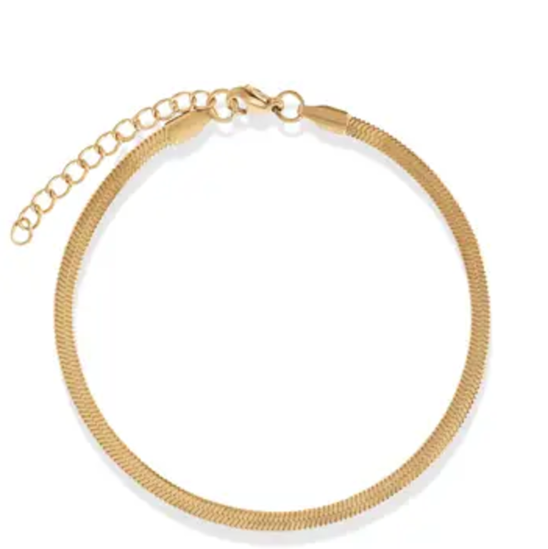 Ellie Vail Jewelry Nic Herringbone Chain Bracelet