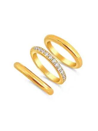 Ellie Vail Jewelry Percy Triple Ring Set