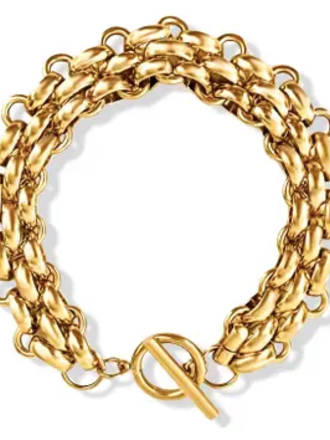 Ellie Vail Jewelry Rosalinda Chunky Chain Toggle Bracelet