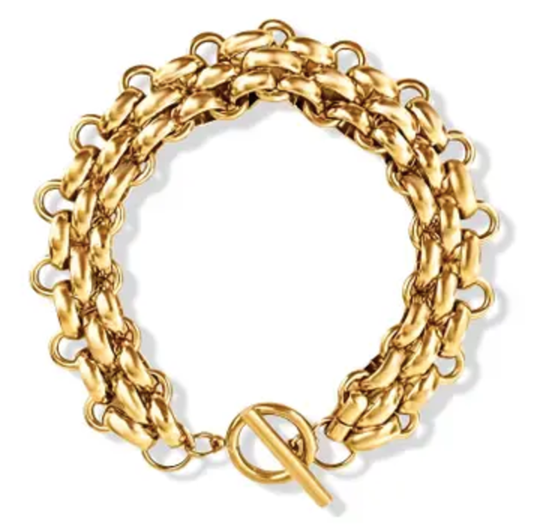 Ellie Vail Jewelry Rosalinda Chunky Chain Toggle Bracelet