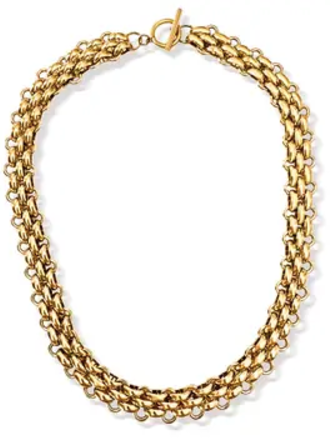 Ellie Vail Jewelry Rosalinda Chunky Chain Toggle Necklace