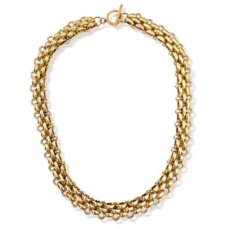 Ellie Vail Jewelry Rosalinda Chunky Chain Toggle Necklace