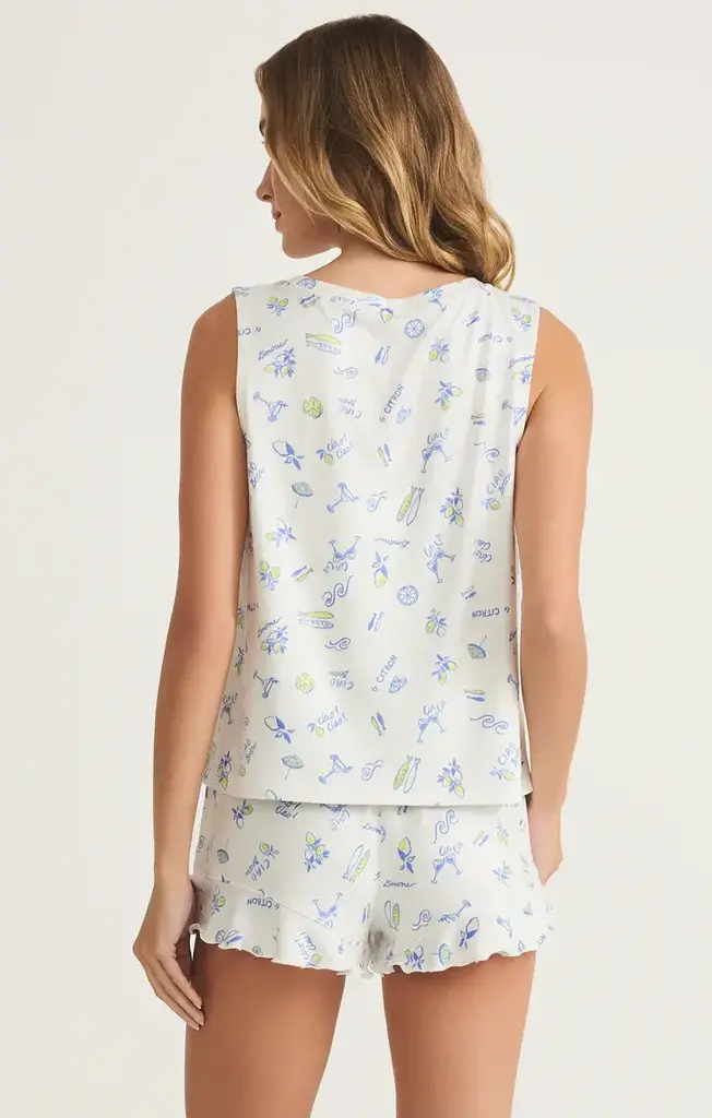 Z SUPPLY LOUNGE CIAO BELLA SILKY JERSEY TANK
