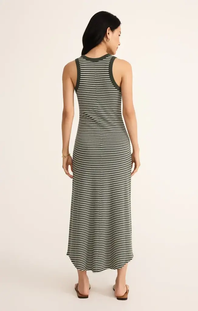 Z SUPPLY GOODWIN STRIPE MIDI DRESS