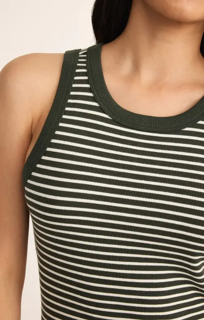 Z SUPPLY GOODWIN STRIPE MIDI DRESS