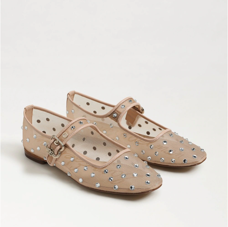 SAM EDELMAN MICHAELA SHINE MARY JANE FLAT