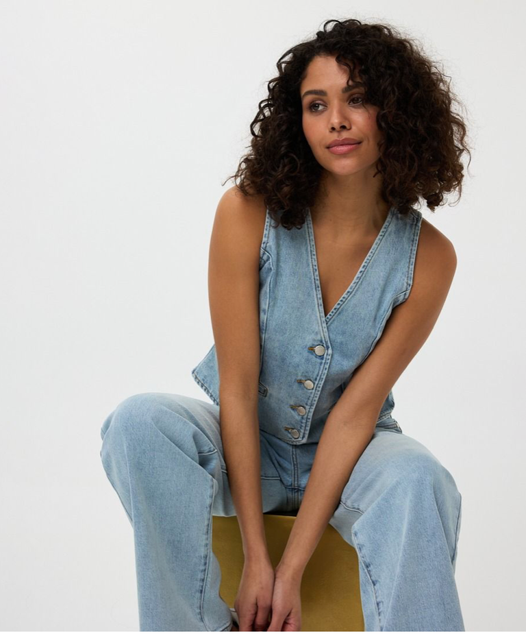 ESQUALO DENIM GILET