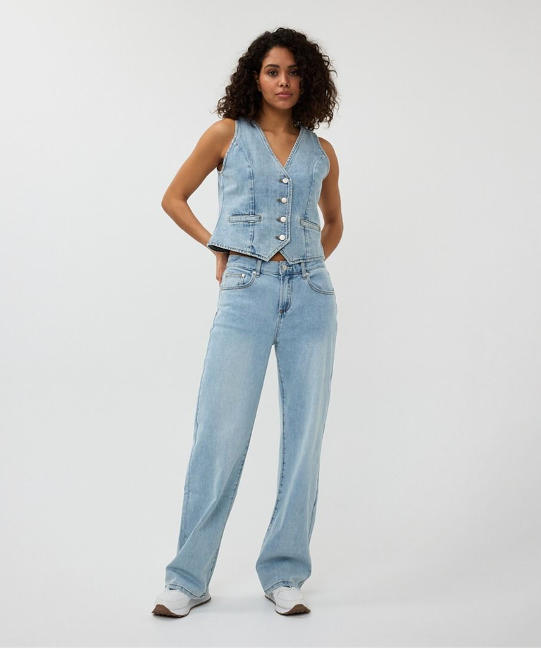 ESQUALO DENIM GILET