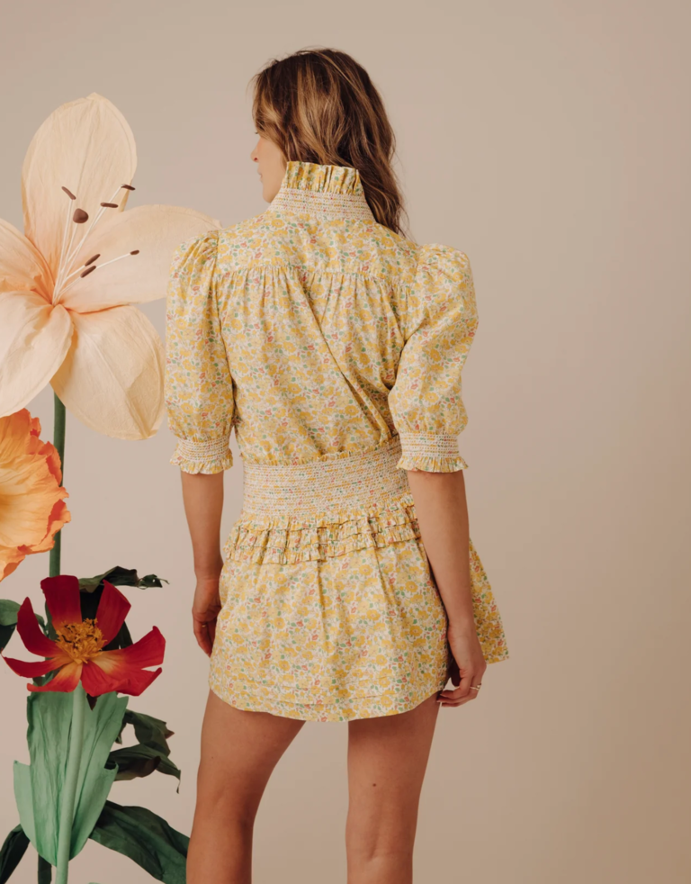 LOVE THE LABEL LIBERTY FABRIC LINNIA SKIRT