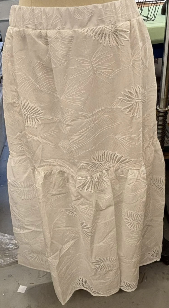WILLA STORY LEA SKIRT WHITE