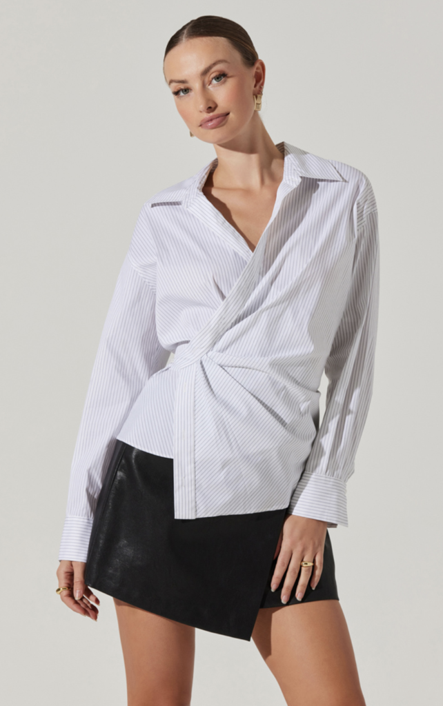 ASTR THE LABEL FLYKRA SHIRT