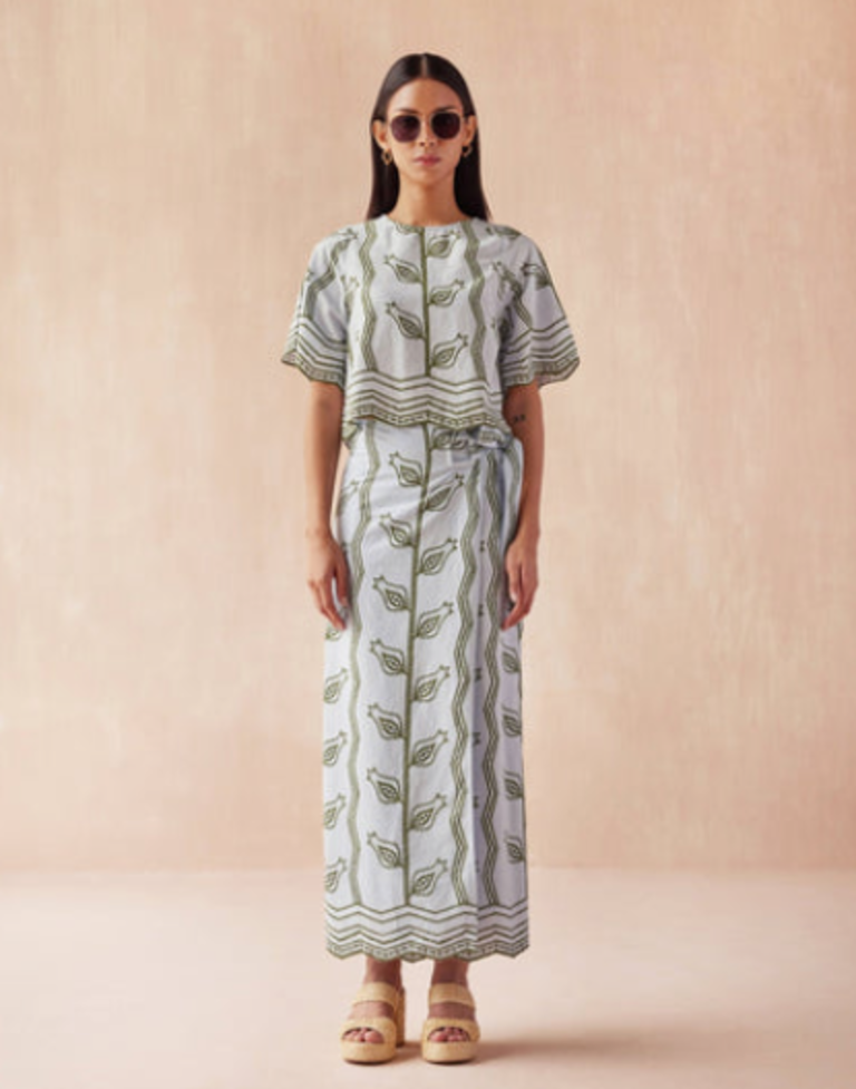 OMIKA SAMMI MIDI SKIRT