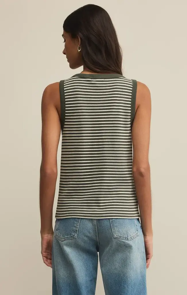 Z SUPPLY ELIN STRIPE RIB TANK