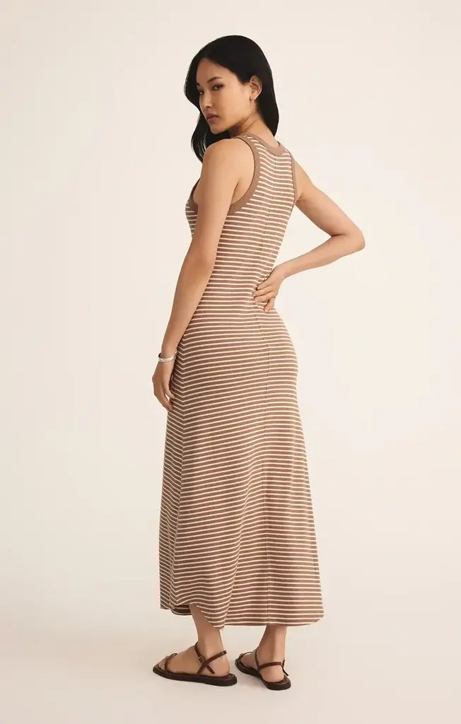 Z SUPPLY GOODWIN STRIPE MIDI DRESS