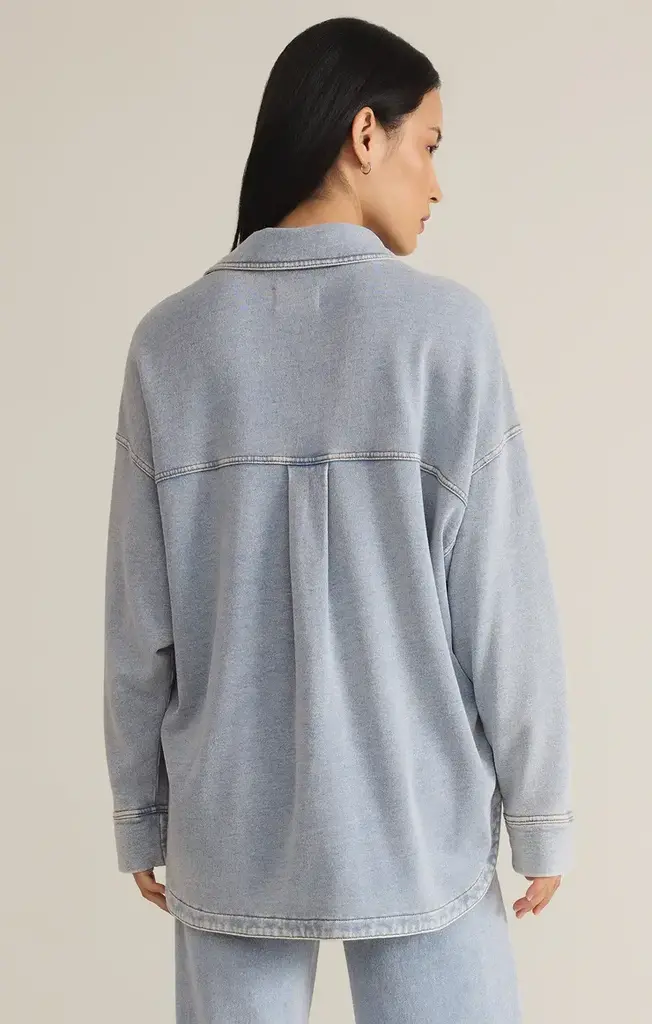 Z SUPPLY ALL DAY KNIT DENIM JACKET