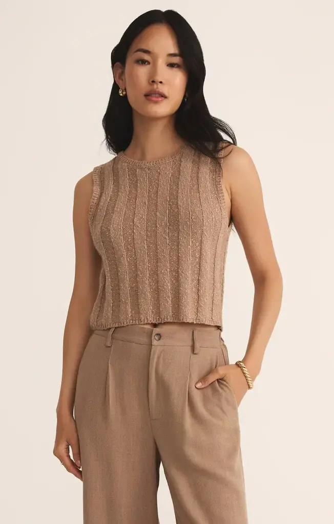 Z SUPPLY CALAN RIB SWEATER TANK