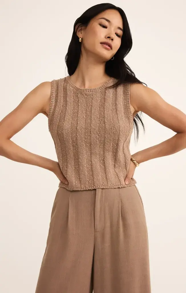Z SUPPLY CALAN RIB SWEATER TANK