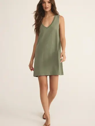 Z SUPPLY SLOANE V-NECK MINI DRESS