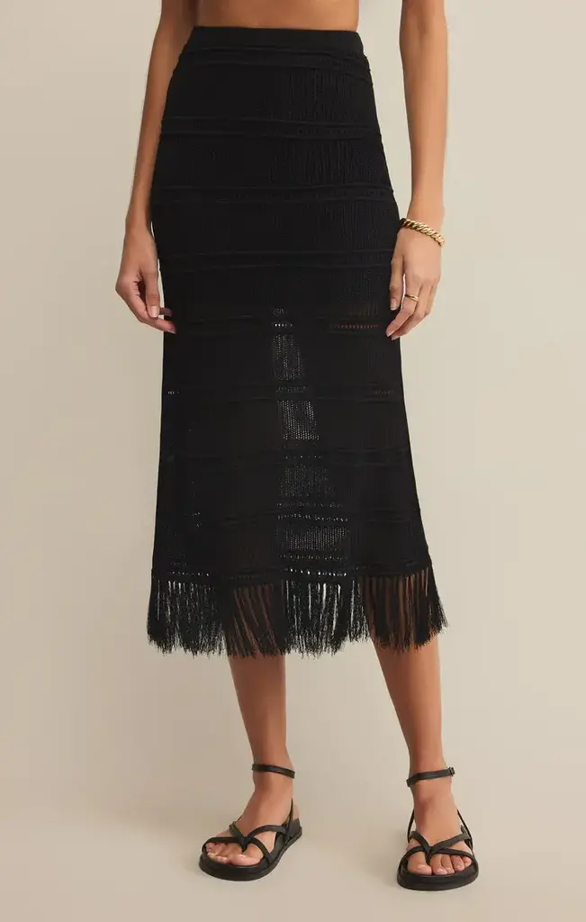 Z SUPPLY FLYNN CROCHET MIDI SKIRT