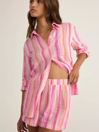 Z SUPPLY LOUNGE MORNING STRIPE BOXER SHORT