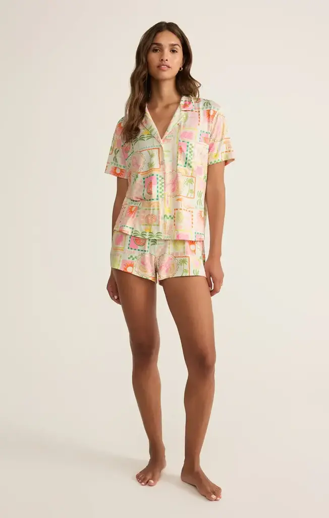 Z SUPPLY LOUNGE BEACH DAYS SOLEIL SHIRT