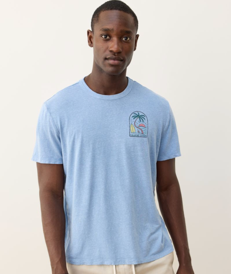MARINE LAYER RELAXED HEMP GRAPHIC TEE