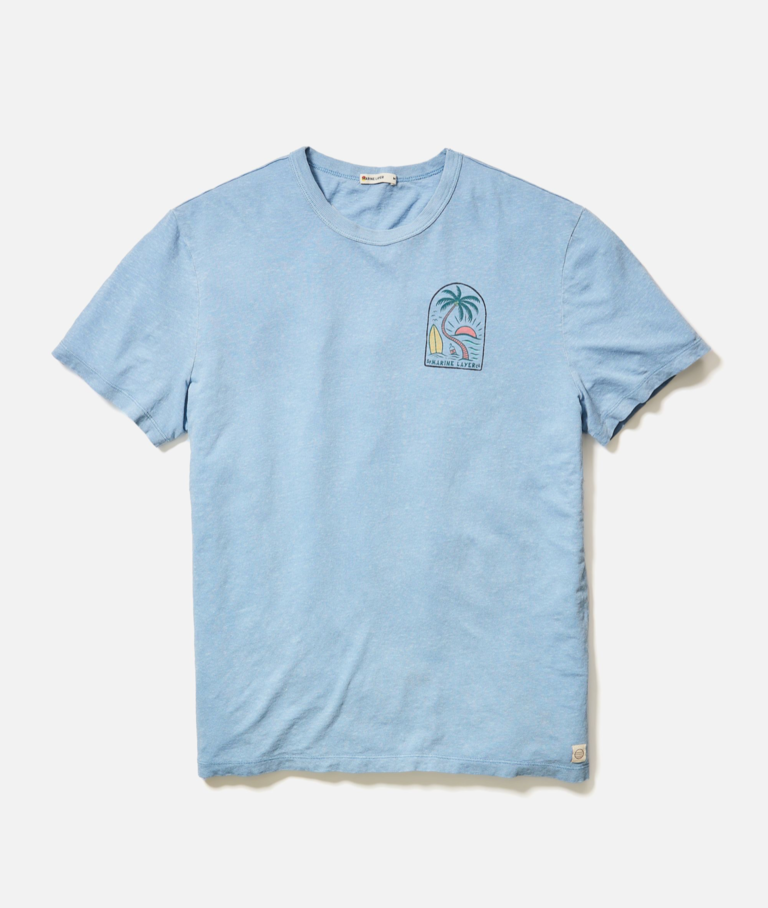 MARINE LAYER RELAXED HEMP GRAPHIC TEE
