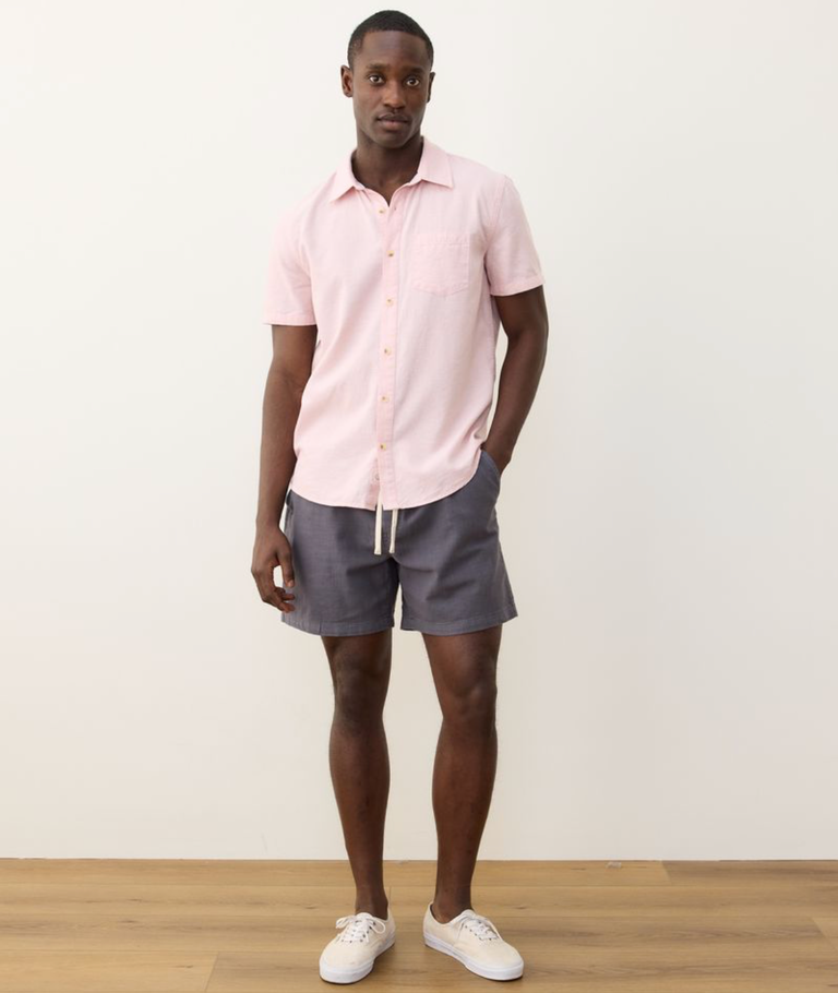 MARINE LAYER S/S BETTER THAN LINEN SHIRT
