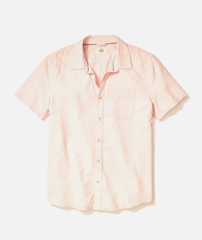 MARINE LAYER S/S BETTER THAN LINEN SHIRT