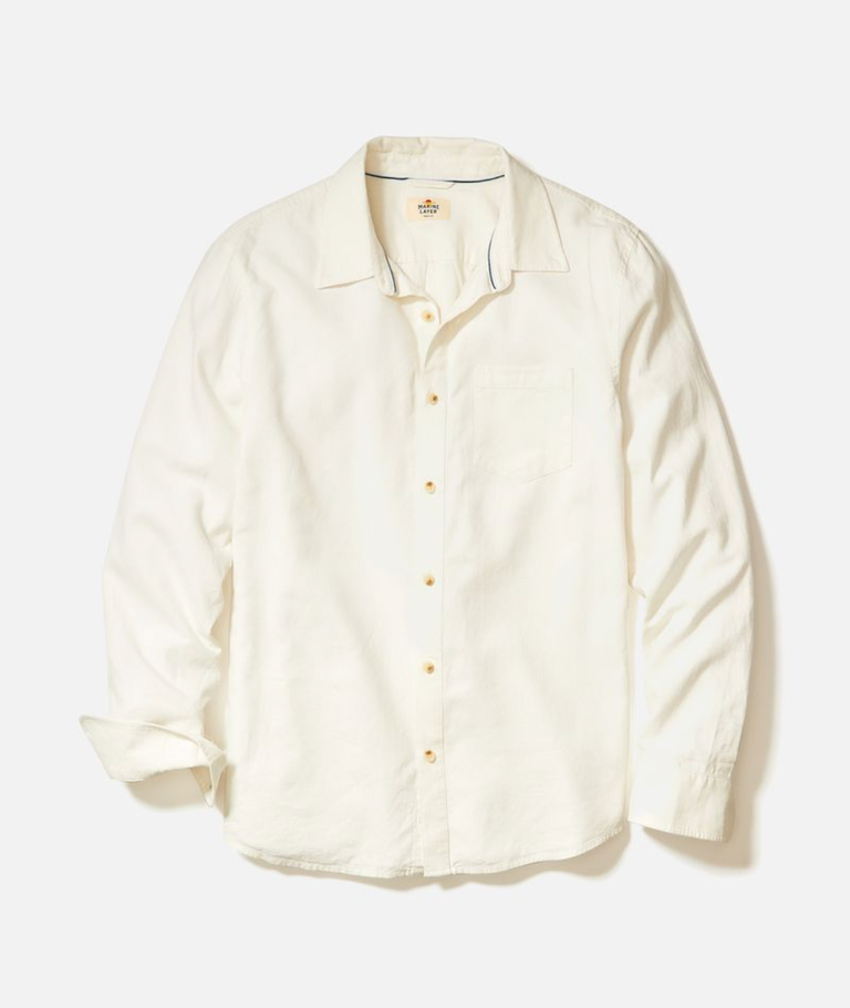 MARINE LAYER L/S BETTER THAN LINEN SHIRT