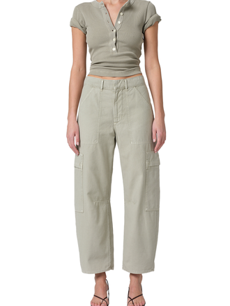 CITIZENS OF HUMANITY SATEEN MARCELLE LOW SLUNG CARGO