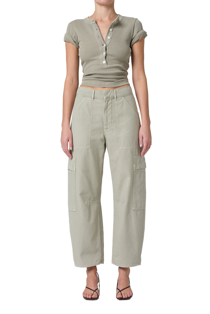CITIZENS OF HUMANITY SATEEN MARCELLE LOW SLUNG CARGO