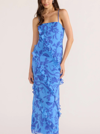 MINKPINK JEANNE RUFFLE MAXI DRESS