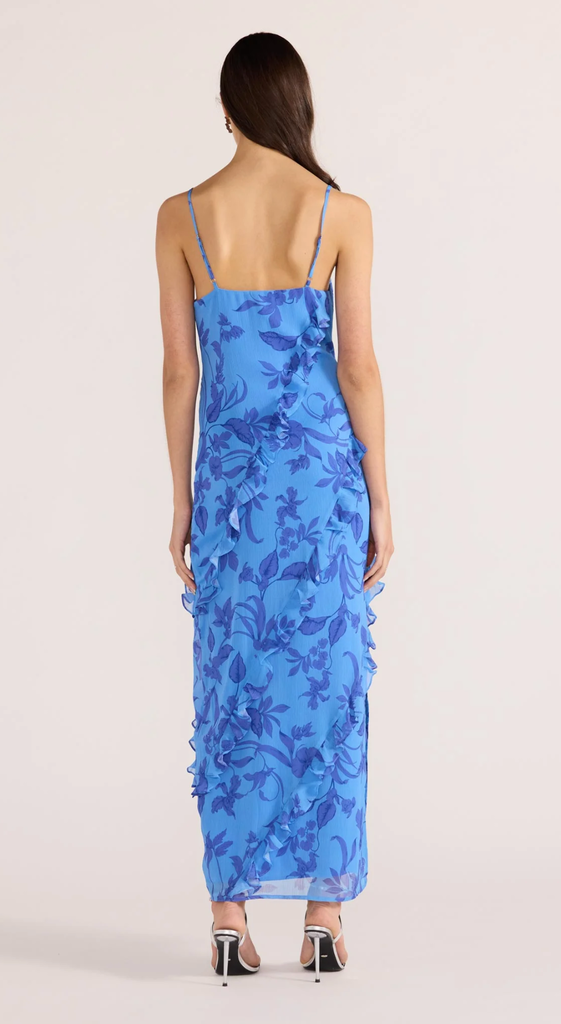 MINKPINK JEANNE RUFFLE MAXI DRESS