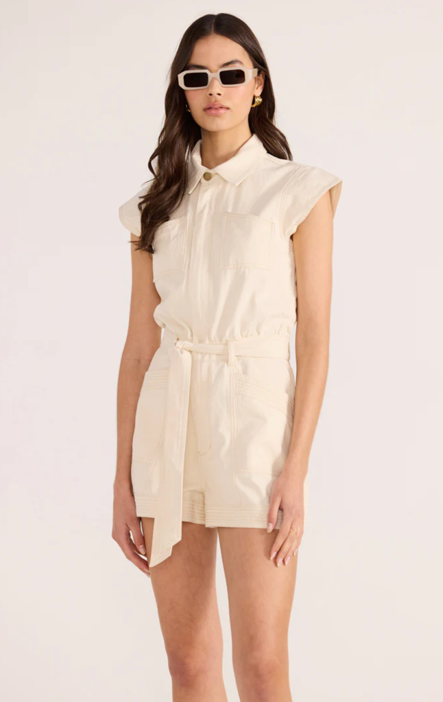MINKPINK CODI PANEL PLAYSUIT