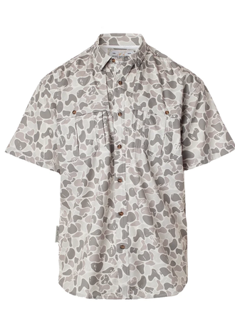 FIELDSTONE MARSH CAMO BUTTON DOWN