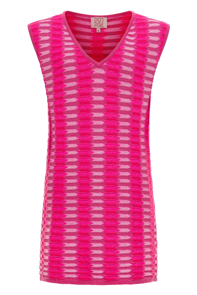 MADELYN DRESS IN HOT PINK