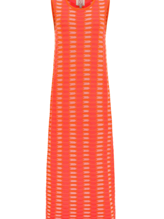 MARGOT MIDI DRESS BRIGHT ORANGE