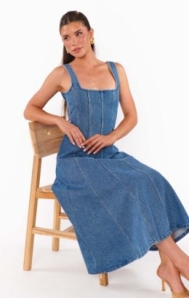SHOW ME YOUR MUMU PRIM MIDI DRESS