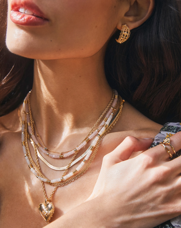 DELILAH GOLD STRAND NECKLACE