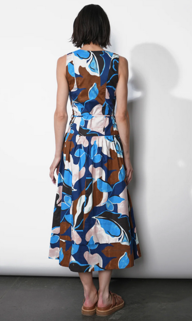 ABI POPLIN MIDI DRESS