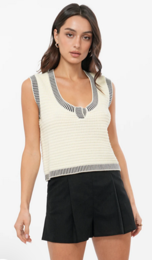 RUIZA TEXTURE KNIT TANK