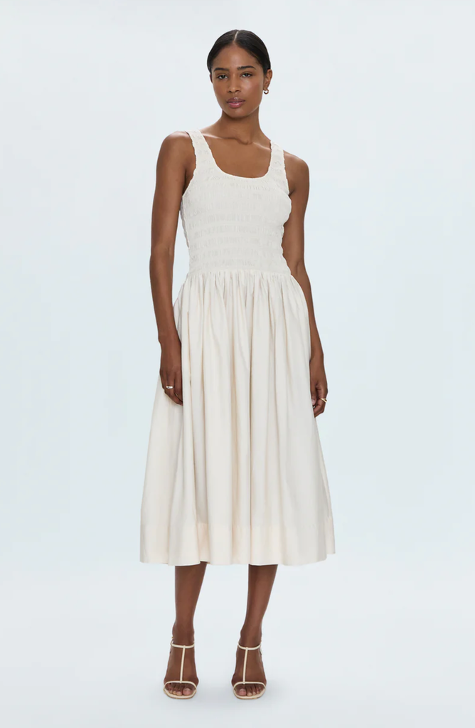PISTOLA ALESSIA SMOCKED DROP WAIST DRESS