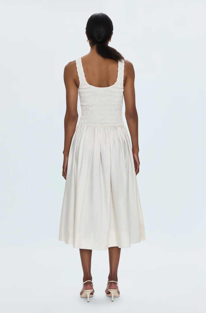 PISTOLA ALESSIA SMOCKED DROP WAIST DRESS