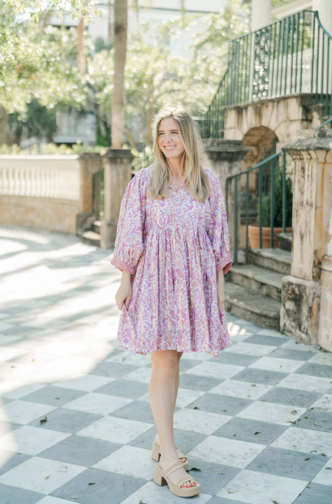 CLARA THE LABEL CLOVER MINI DRESS
