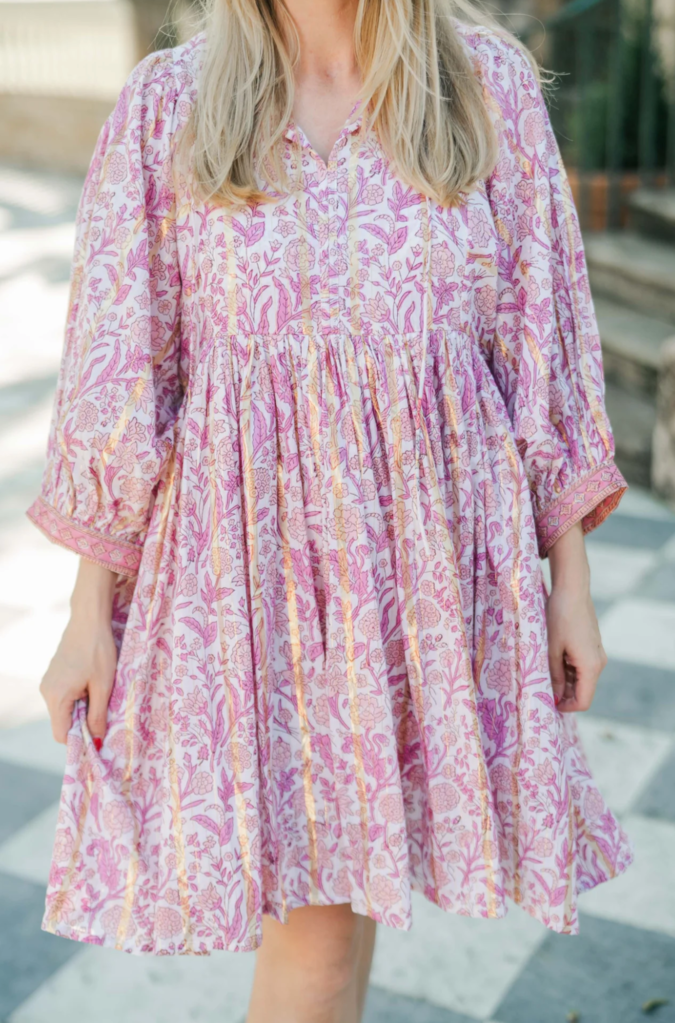 CLARA THE LABEL CLOVER MINI DRESS