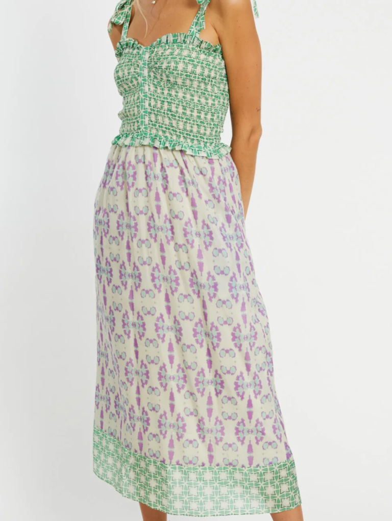 CABALLERO THANDI TRIBAL INK BLOT DRESS