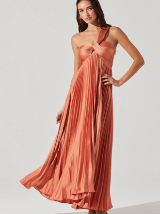 ASTR RASYA CORAL DRESS