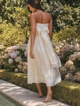 ASTR ANEESHA STRAPLESS DRESS