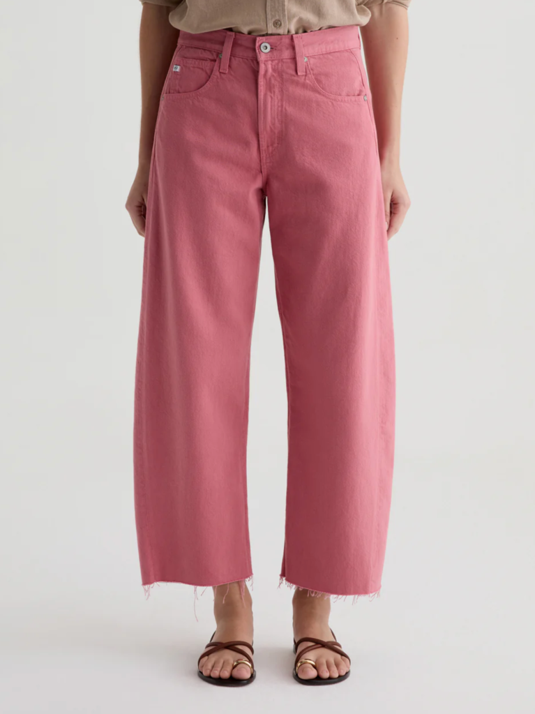 AG JEANS HATTIE CROP HIGH RISE BARREL